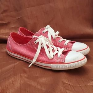 Red Converse Dainty Ox Casino (womens)